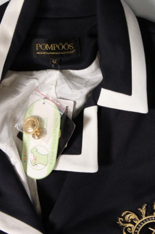 Дамско сако Pompoos Design By Harald Gloockler, Размер L, Цвят Син, Цена 141,35 лв.