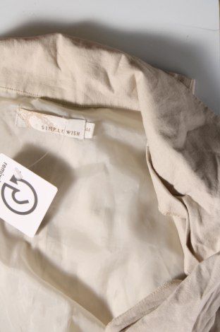 Дамско сако Simple Wish, Размер XL, Цвят Бежов, Цена 24,20 лв.