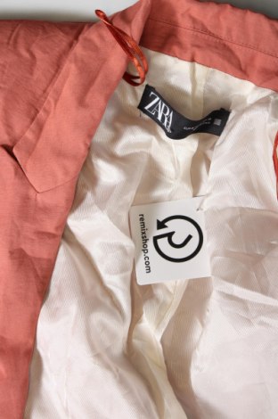 Дамско сако Zara, Размер M, Цвят Розов, Цена 21,60 лв.