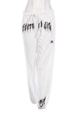 Γυναικείο αθλητικό παντελόνι, Μέγεθος L, Χρώμα Λευκό, Τιμή 9,87 €