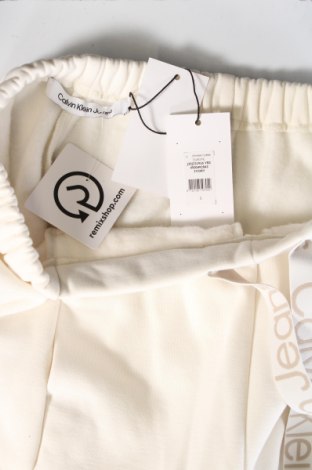 Γυναικείο αθλητικό παντελόνι Calvin Klein, Μέγεθος S, Χρώμα Εκρού, Τιμή 53,20 €