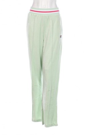 Pantaloni trening de femei FILA, Mărime L, Culoare Verde, Preț 168,26 Lei