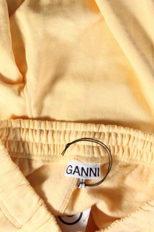 Γυναικείο αθλητικό παντελόνι Ganni, Μέγεθος XS, Χρώμα Κίτρινο, Τιμή 18,28 €