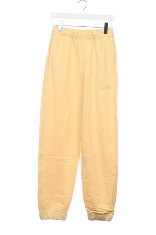 Γυναικείο αθλητικό παντελόνι Ganni, Μέγεθος XS, Χρώμα Κίτρινο, Τιμή 31,66 €