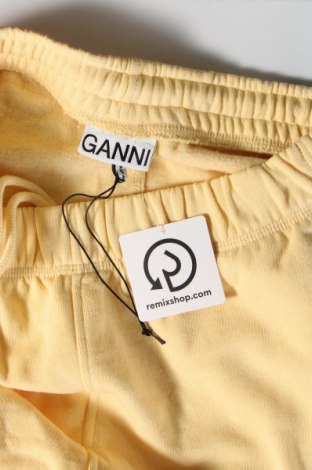 Pantaloni trening de femei Ganni, Mărime S, Culoare Galben, Preț 91,20 Lei