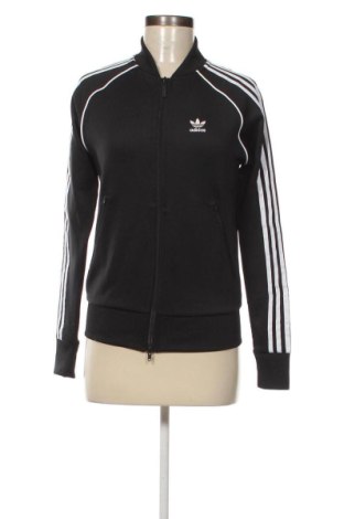 Дамско спортно горнище Adidas Originals, Размер XXS, Цвят Черен, Цена 59,40 лв.