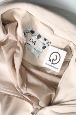 Γυναικείο μπουφάν C&A, Μέγεθος L, Χρώμα Εκρού, Τιμή 13,36 €