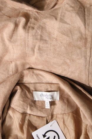Γυναικείο μπουφάν Charlotte Russe, Μέγεθος M, Χρώμα  Μπέζ, Τιμή 14,85 €