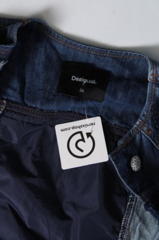Γυναικείο μπουφάν Desigual, Μέγεθος XS, Χρώμα Μπλέ, Τιμή 41,29 €