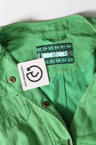 Γυναικείο μπουφάν Edc By Esprit, Μέγεθος XS, Χρώμα Πράσινο, Τιμή 10,52 €