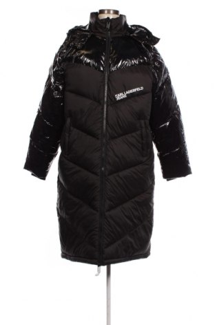 Γυναικείο μπουφάν Karl Lagerfeld, Μέγεθος L, Χρώμα Μαύρο, Τιμή 273,73 €