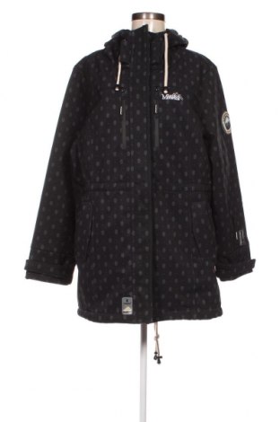 Γυναικείο μπουφάν Marikoo, Μέγεθος 3XL, Χρώμα Μαύρο, Τιμή 64,33 €