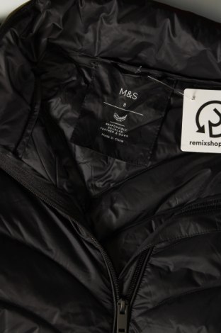 Γυναικείο μπουφάν Marks & Spencer, Μέγεθος S, Χρώμα Μαύρο, Τιμή 26,16 €
