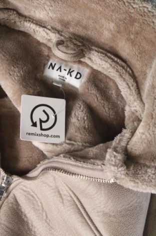 Γυναικείο μπουφάν NA-KD, Μέγεθος XXS, Χρώμα Γκρί, Τιμή 27,37 €