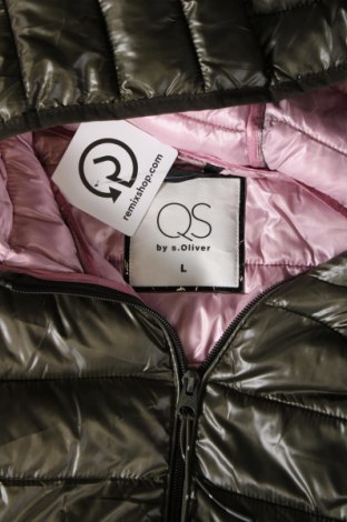 Γυναικείο μπουφάν Q/S by S.Oliver, Μέγεθος L, Χρώμα Πράσινο, Τιμή 26,44 €