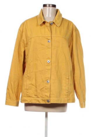 Γυναικείο μπουφάν Ulla Popken, Μέγεθος XL, Χρώμα Κίτρινο, Τιμή 13,36 €