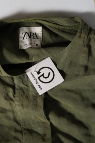 Дамско яке Zara, Размер M, Цвят Зелен, Цена 31,77 лв.