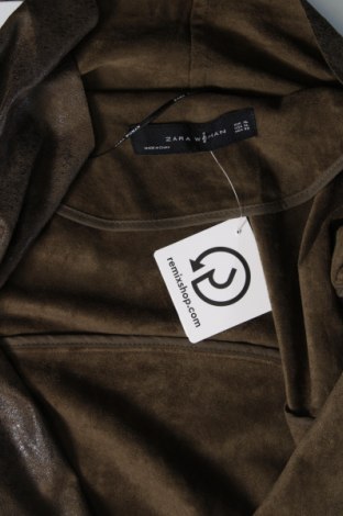 Γυναικείο μπουφάν Zara, Μέγεθος L, Χρώμα Πράσινο, Τιμή 13,66 €