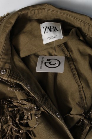 Γυναικείο μπουφάν Zara, Μέγεθος S, Χρώμα Πράσινο, Τιμή 7,42 €