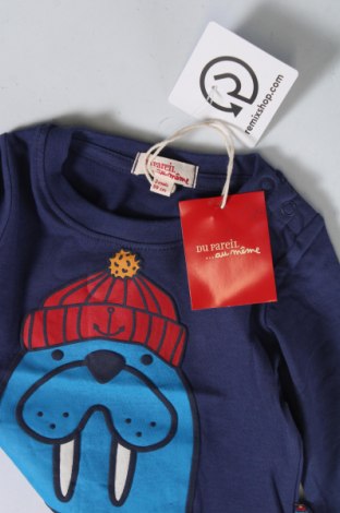 Kinder Shirt Du Pareil Au Meme, Größe 2-3m/ 56-62 cm, Farbe Blau, Preis € 4,64