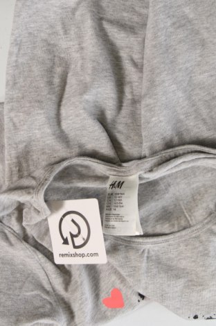 Kinder Shirt H&M, Größe 13-14y/ 164-168 cm, Farbe Grau, Preis € 3,61
