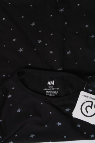 Dziecięca bluzka H&M, Rozmiar 10-11y/ 146-152 cm, Kolor Czarny, Cena 16,55 zł