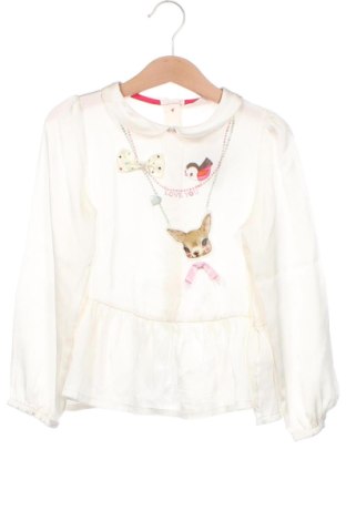 Детска блуза H&M, Размер 4-5y/ 110-116 см, Цвят Екрю, Цена 7,06 лв.