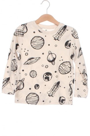Dziecięca bluzka H&M, Rozmiar 4-5y/ 110-116 cm, Kolor Beżowy, Cena 16,55 zł