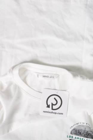 Kinder Shirt Mango, Größe 9-10y/ 140-146 cm, Farbe Weiß, Preis 5,03 €