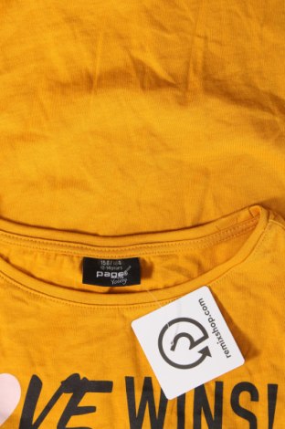 Kinder Shirt Page One, Größe 12-13y/ 158-164 cm, Farbe Gelb, Preis 5,05 €
