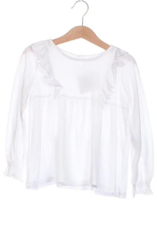 Детска блуза Sinsay, Размер 3-4y/ 104-110 см, Цвят Бял, Цена 7,06 лв.