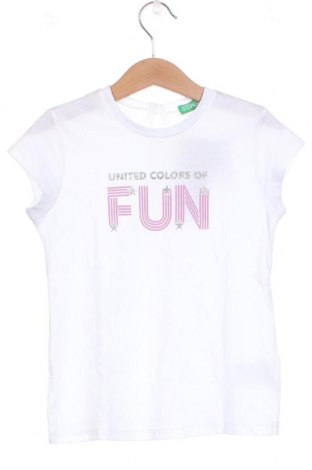 Kinder Shirt United Colors Of Benetton, Größe 3-4y/ 104-110 cm, Farbe Weiß, Preis 14,46 €