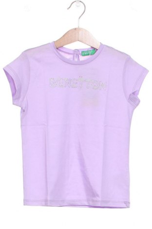 Детска блуза United Colors Of Benetton, Размер 3-4y/ 104-110 см, Цвят Лилав, Цена 28,05 лв.