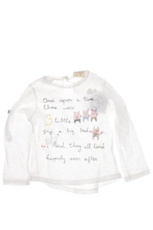 Bluză pentru copii Zara, Mărime 12-18m/ 80-86 cm, Culoare Alb, Preț 20,95 Lei