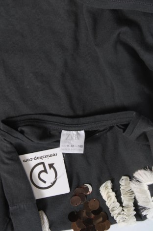 Kinder Shirt Zara, Größe 11-12y/ 152-158 cm, Farbe Grau, Preis 4,12 €