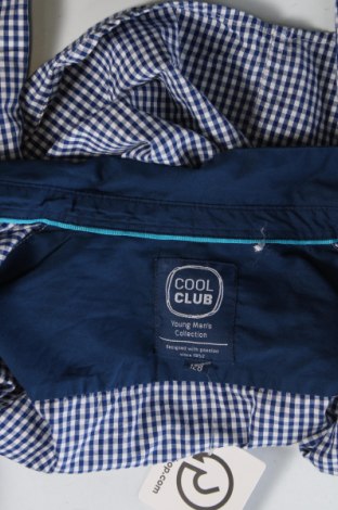 Kinderhemd Coolclub, Größe 6-7y/ 122-128 cm, Farbe Blau, Preis 3,17 €