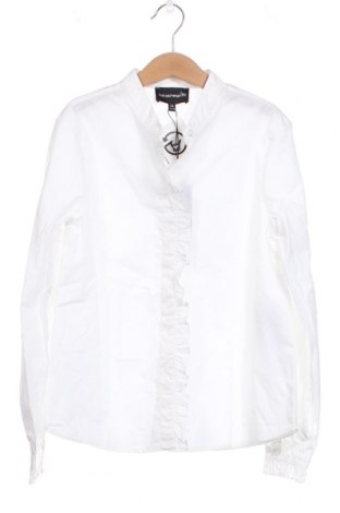 Детска риза Emporio Armani, Размер 10-11y/ 146-152 см, Цвят Бял, Цена 76,45 лв.