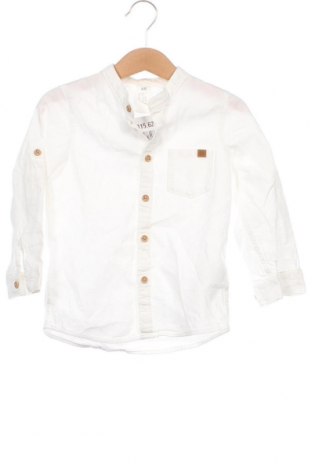 Детска риза H&M, Размер 18-24m/ 86-98 см, Цвят Бял, Цена 6,70 лв.