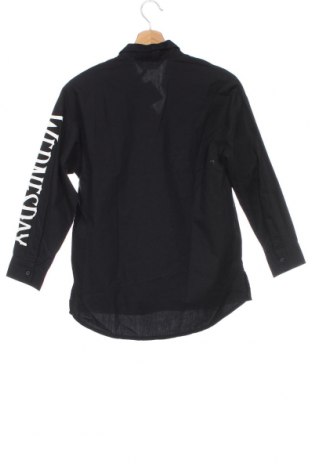 Kinderhemd H&M, Größe 8-9y/ 134-140 cm, Farbe Schwarz, Preis 8,02 €