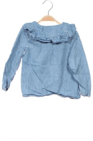 Kinderhemd H&M, Größe 18-24m/ 86-98 cm, Farbe Blau, Preis 3,68 €