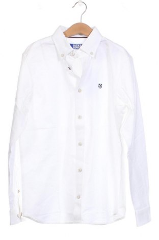 Kinderhemd Jack & Jones, Größe 11-12y/ 152-158 cm, Farbe Weiß, Preis 14,46 €