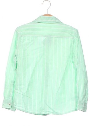 Детска риза Mango, Размер 6-7y/ 122-128 см, Цвят Зелен, Цена 6,84 лв.