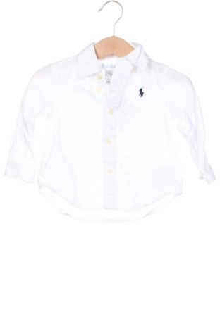 Детска риза Polo By Ralph Lauren, Размер 6-9m/ 68-74 см, Цвят Бял, Цена 102,00 лв.