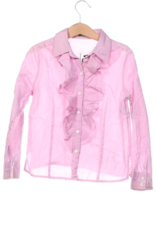 Детска риза United Colors Of Benetton, Размер 5-6y/ 116-122 см, Цвят Розов, Цена 25,00 лв.