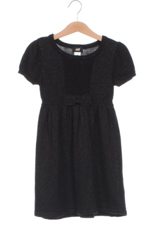 Детска рокля H&M, Размер 4-5y/ 110-116 см, Цвят Черен, Цена 14,25 лв.