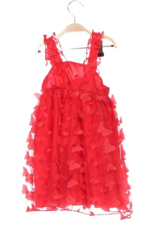 Детска рокля SHEIN, Размер 4-5y/ 110-116 см, Цвят Червен, Цена 29,89 лв.