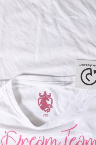 Kinder T-Shirt, Größe 11-12y/ 152-158 cm, Farbe Weiß, Preis 3,83 €