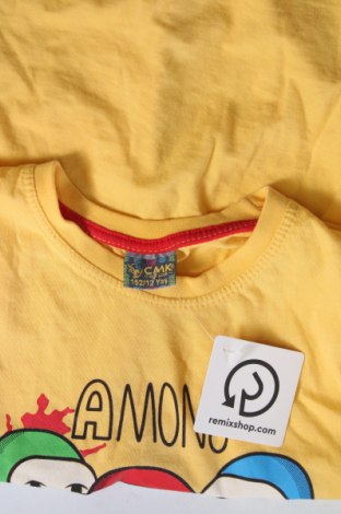 Παιδικό μπλουζάκι, Μέγεθος 11-12y/ 152-158 εκ., Χρώμα Κίτρινο, Τιμή 3,50 €