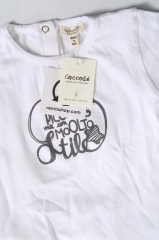Tricou pentru copii Coccode, Mărime 12-18m/ 80-86 cm, Culoare Alb, Preț 80,53 Lei