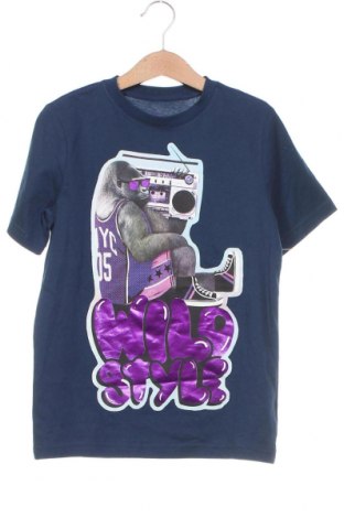 Dziecięcy T-shirt F&F, Rozmiar 7-8y/ 128-134 cm, Kolor Niebieski, Cena 16,34 zł